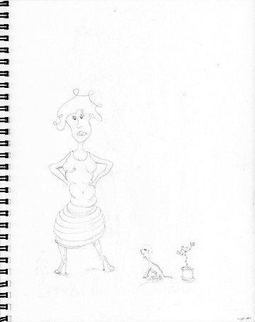 Unhappy. (enhanced contrast)